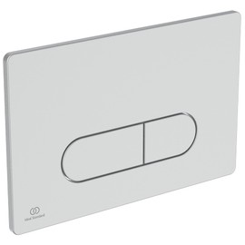 Ideal Standard Oleas P1 Pneumatic Toilet Flush Plate, R0116JG, Matt Chrome