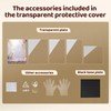 Transparent Dust-Proof Display Case (with Painted Backdrops), Compatible with Zimomo