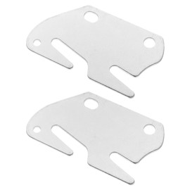 COHEALI 2Pcs Universal Wood Bed Rail Hook Plates Bed Frame Bracket Headboard Replacement Wooden Bed Hook On Bed Rails