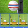 GXGM 6 Pieces Golf Ball Liner Template Golf Alignment Set