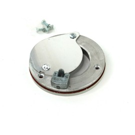 Garage Door 3" Exhaust / Fresh Air Port for Non-Insulated Doors - Latching