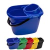 Professional 14L Mop Bucket with Wringer (Blue) Colour Coded With