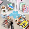 Sticker Notebook, Transparent, M5 Size, Mini Binder (20 Refill Sheets,