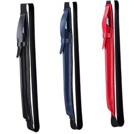 TEHAUX Stylus Pen Holder Case Portable Touch Screen Protective Sleeve for Tablets Lightweight Leather Pouch Bag Scratch Shock Resistant Design Black