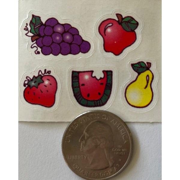Provo Crafts MINI FRUIT Stickers(10pc)