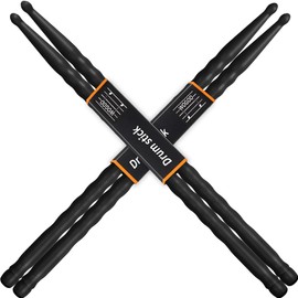 Drum Sticks 5A Drumsticks (2Pack-Black)