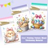 Rikolto 50 PCS Easter Drawstring Gift Bags,Plastic Easter Bags for