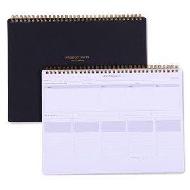 Weekday To Do List Notepad - 5-Day Undated Weekly Schedule Plan Your Daily Tasks, Goals, Events, Appointments, Shopping - Multi Project Management Planner Notebook for Work
