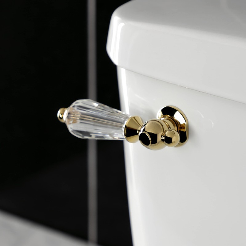 Kingston Brass KTWLL2 Wilshire Toilet Tank Lever, Polished Brass 12.31