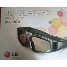 LG AG-S100 3D Active Shutter Glasses for 2010 LG 3D HDTVs