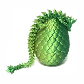 3D Printed Dragon with Egg Dinosaur Toys for Boys and Girls Dragon Egg Fidget Toy Flexible Joints Dragon