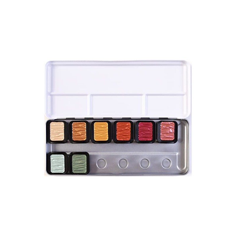 Finetec Frau Hölle 8-Piece Pearl Effect Watercolour Box
