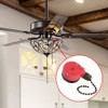 ZE-208s 3 Speed 4 Wire Ceiling Fan Switch, Compatible with