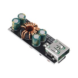 DWEII 1PCS 60W 6-35V DC to USB Type C PD 3.0 QC4+ & Type A QC3.0 DC Fast Charge 12V 24V Step-Down Power Module