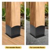 6x6 Post Base 4 Pcs,(Inner Size 5.6''x5.6'') Wood Fence Post