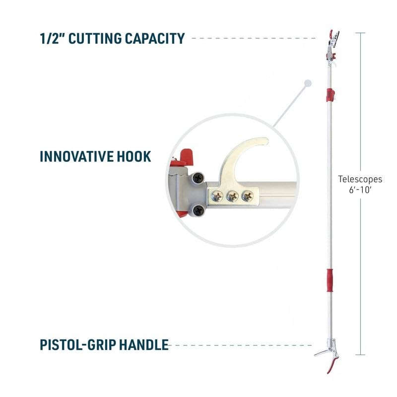 Gemplers Telescoping Long-Reach Bypass Pruner