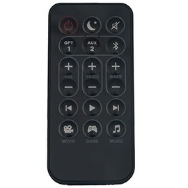 RE9220-1 Remote Control Replacement - New RE9220 1 Replaced Remote Control fit for SPolk Sound Bar RE9220-1 RE92201 Soundbar System Remote Controller