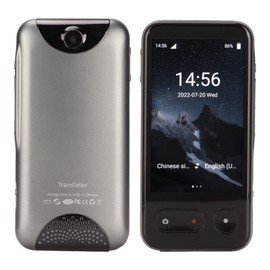 GOWENIC Language Translator Device, Portable Two Way Voice Interpreter with 4.0 Inch ,138 Languages Smart Translations in Real Time, Sim Card Slot, Bluetooth,