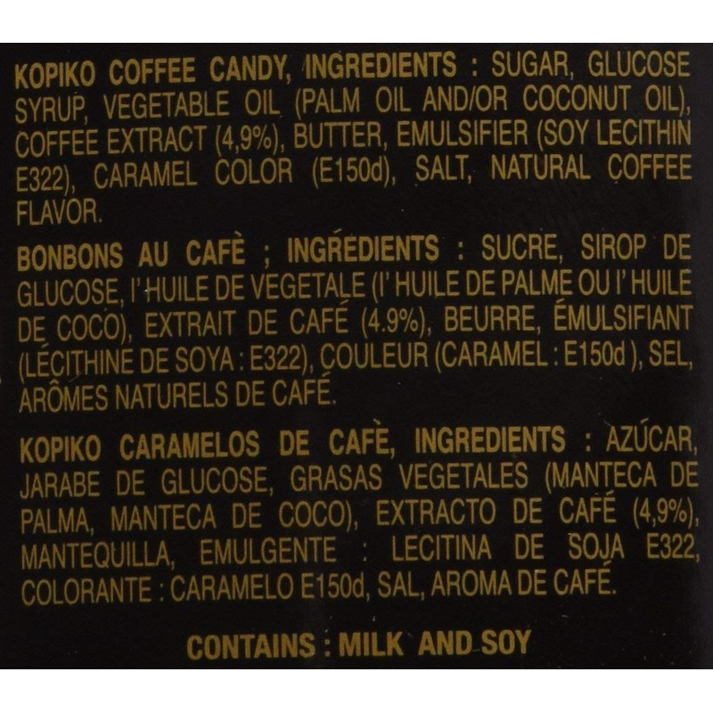 Kopiko Coffee Candy In Jar 800g/28.2oz (Original Version)