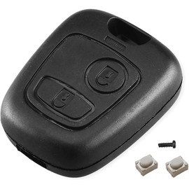 HooRLZ HooRLZ Schlsselgeh?use fr Citroen C1 C2 C3 C4 C5 Berlingo Picasso Xsara Saxo, Peugeot 107 206 207 208 306 307 308 406 407 508 806, Autoschlssel Peugeot 2 Tasten, Citroen Ersatzschlssel