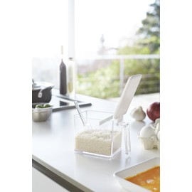 Yamazaki Industries 2889 Seasoning Stocker, Aqua L, White