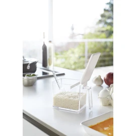 Yamazaki Industries 2889 Seasoning Stocker, Aqua L, White