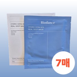 Biodance Mask Pack Hydro Seranol Real Deep Mask 7 Sheets Redness Improvement Hydrogel Olive Young [Sea Kelp] Biodance Real Deep Mask 7 Sheets / 바이오던스 마스크팩 하이드로 세라놀 리얼 딥 마스크 7매 붉은기개선 하이드로겔 올리브영 [씨켈프] 바이오던스 리얼 딥 마스크 7매