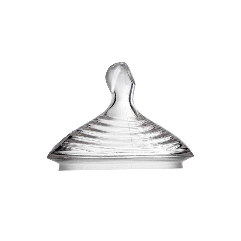 NUK Simply Natural Medium Flow Bottle Nipples, 2 Pack