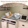 Stainless Steel Gas Stove Top Cover, Noodle Board Cooktop Cover,