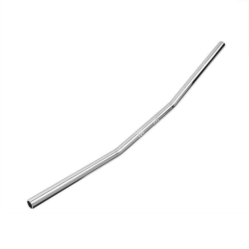7/8Inch 22MM Motorcycle Retro Bend Handlebar Handle Bar Silver