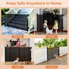 Reinforced 150 Inch Wide Retractable Baby Gate Indoor, 42’’ Tall