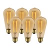 Luminus 5.5W LED 500 Lumens ST19 Dimmable Vintage Filament Bulb