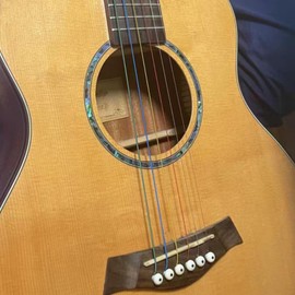 Zixyqol 6Pcs Folk Acoustic Guitar Stcircles, Colored Nylon Copper Alloy Guitar Stcircles, Acoustic Guitar Stcircles, Guitar Accessories