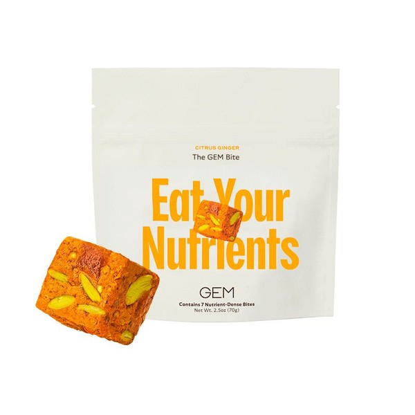 Daily GEM Multivitamin Bite - Supports Gut, Energy, Skin, Brain,