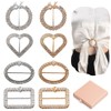 8 Pack Scarf Ring Clip，Shirt Clips for Women Clothing,Fashion Metal