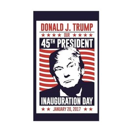 CafePress Trump Inauguration Day Rectangle Bumper Sticker Car Decal