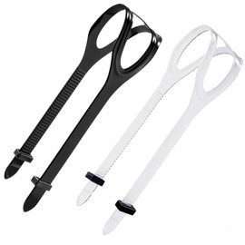 XMHBG 2 PCS Universal Silicone Replacement Mask Strap for Scuba Diving, Swimming Goggles, Snorkeling - Adjustable Headband Strap Accessory (Universal Fit)