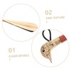 Healvian Long-handled Shoes Shoe Helper Metal for Seniors Beech