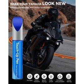 0564 Deep Purplish Blue Metallic C (Team Blue) Motorcycle Touch Up Paint Compatible with Yamaha Exact Match Touch Up Pen Scratch Repair -Paint Code 0564