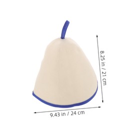 VICASKY 2pcs Thickened Sauna Cap for Men and Women Essential Felt Bathing Hat for Home Sauna Room Stylish for for Relaxation and Comfort