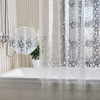 zokyer Clawfoot Tub Shower Curtain Wrap Around Round 180x70 Inch