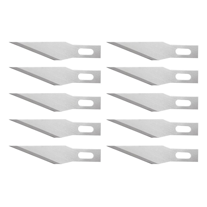 Wedo Scalpel and Replacement Blades/78621 Silver Aluminium