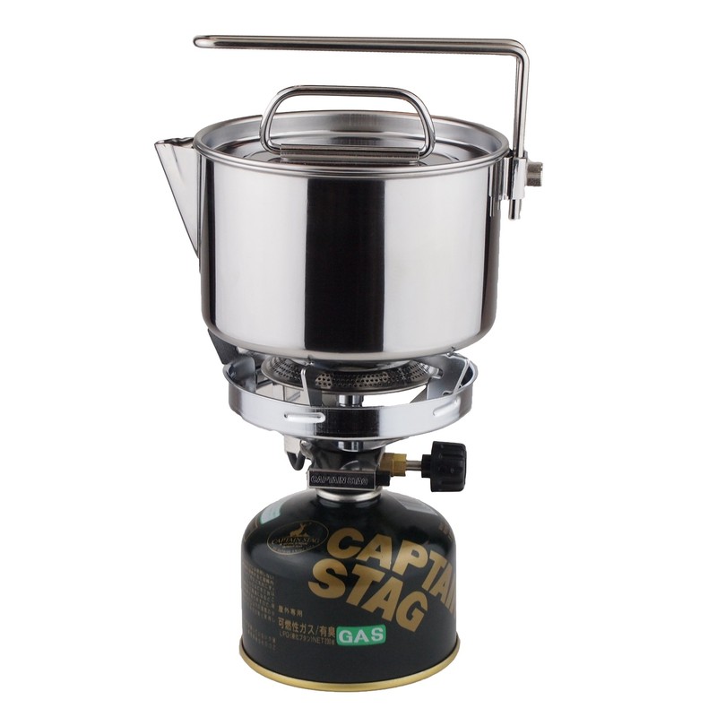Captain Stag M-7296 Camping Kettle Cooker, 5.5 inches (14 cm),
