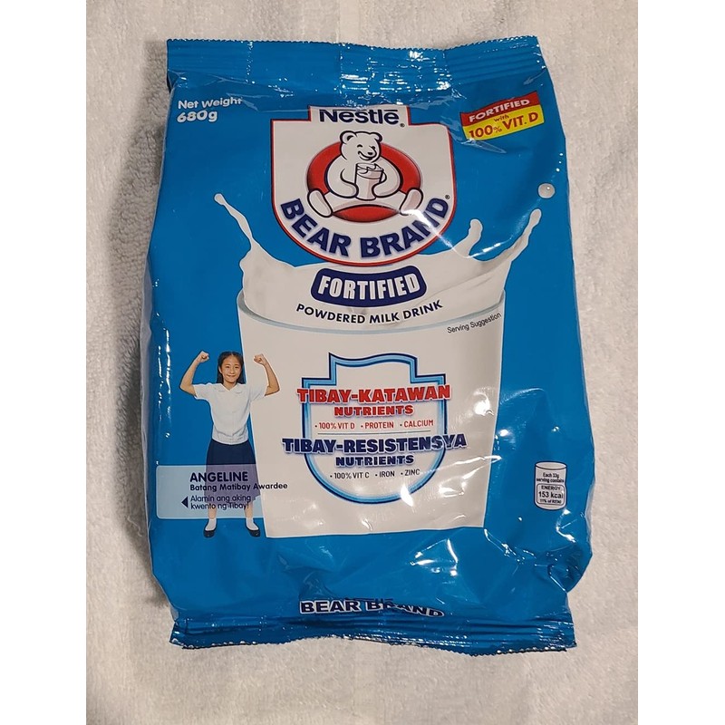 2 x 680 grams Bear Brand Fortified Powdered Milk Drink