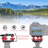 Tripod Leveling Base, LP‑64 Camera Leveler, 5° Horizontal Adjustment Aluminum