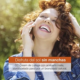 LULLAGE, CC Cream, Crema de Color Anti-manchas, Atenúa y Previene Manchas e Imperfecciones, Protector Solar, FPS 50+, Tono Medio, 30 ml