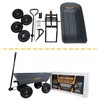 True Temper Poly Garden Cart Wagon, Easy Dump Design, 4