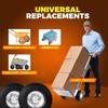 AR-PRO (2-Pack) 10-Inch Solid Rubber Tire Wheels - Replacement 4.10/3.50-4"