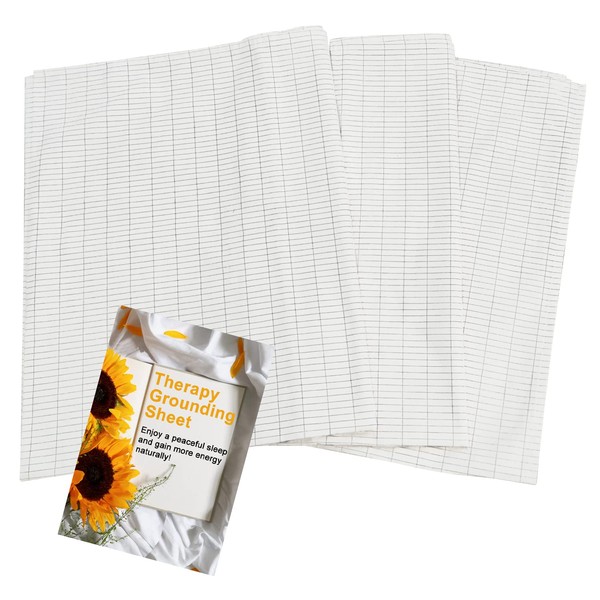 Grounding Sheet, Therapy Grade Silver Fiber Earth Mat with Grounding