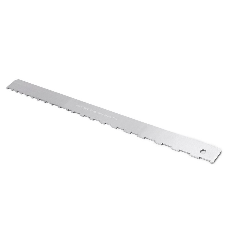 Guitar Neck Notched Ruler Aluminum Music Instrument Accessories for Electric